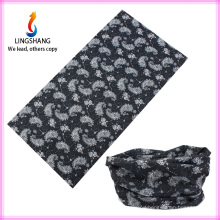 LINGSHANG elastic headband seamless bandana tube bandana